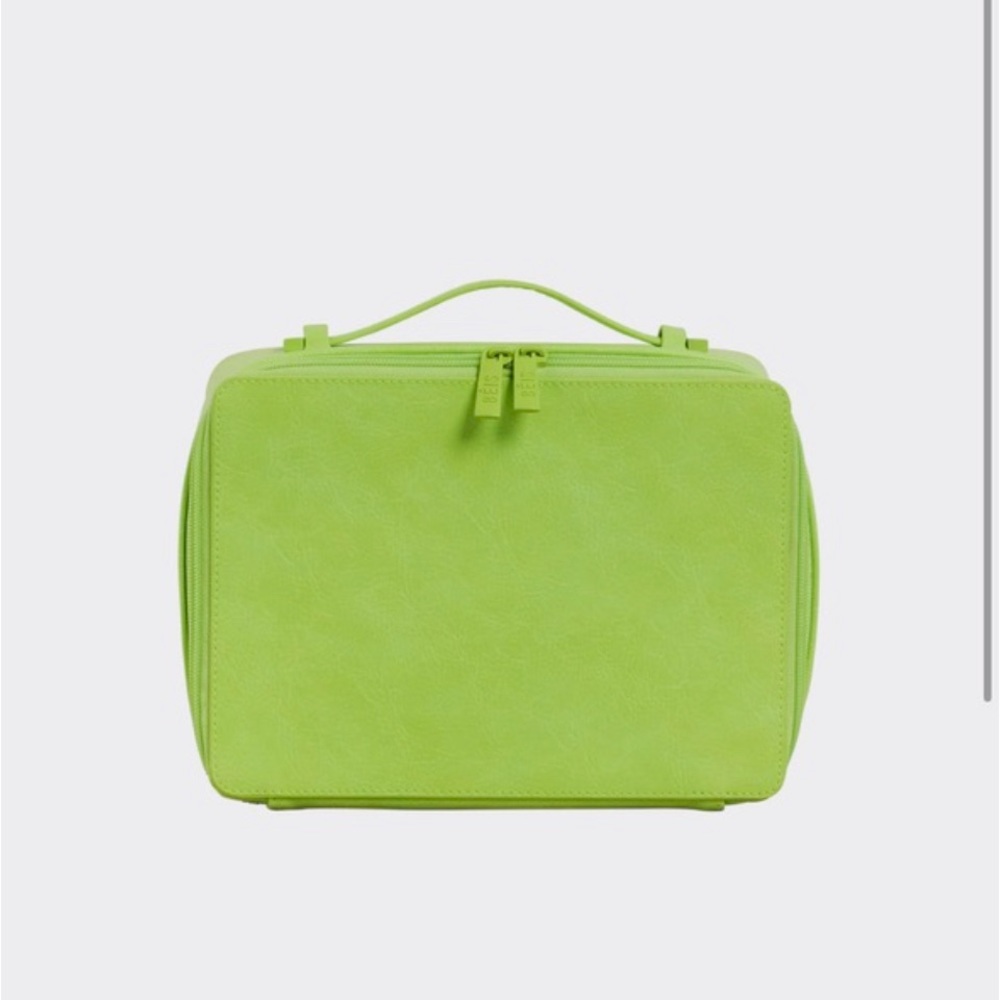NWT Beis THE COSMETIC CASE in Citron
